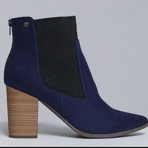 Lane Bryant Suede Ankle Boots (Wide)